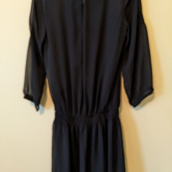 PULL&BEAR LONG SLEEVE TULLE MINI DRESS - SIZE L - Picture 5 of 5